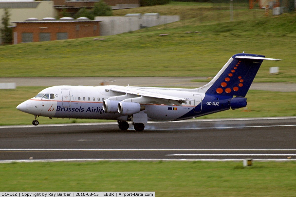 OO-DJZ, 1997 British Aerospace Avro 146-RJ85 C/N E.2305, BAe 146-RJ85 [E2305] (Brussels Airlines) Brussels~OO 15/08/2010