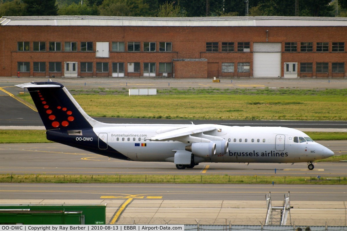 OO-DWC, 1998 British Aerospace Avro 146-RJ100 C/N E3322, BAe 146-RJ100 [E3322] (Brussels Airlines) Brussels~OO 13/08/2010