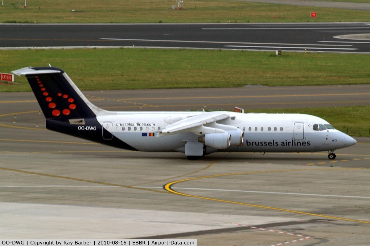 OO-DWG, 1998 British Aerospace Avro 146-RJ100 C/N E3336, BAe 146-RJ100 [E3336] (Brussels Airlines) Brussels~OO 15/08/2010