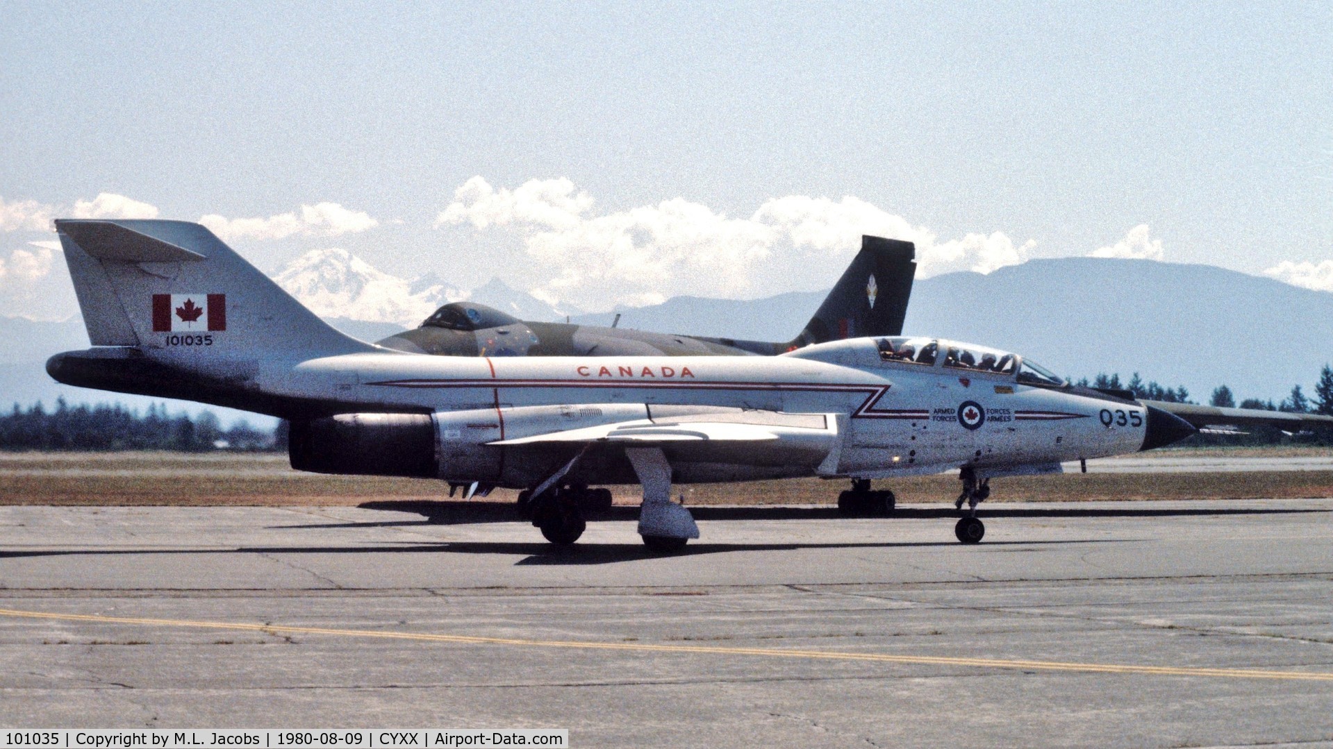 101035, 1957 McDonnell CF-101B Voodoo C/N 541, 1980 Abbotsford Air Show