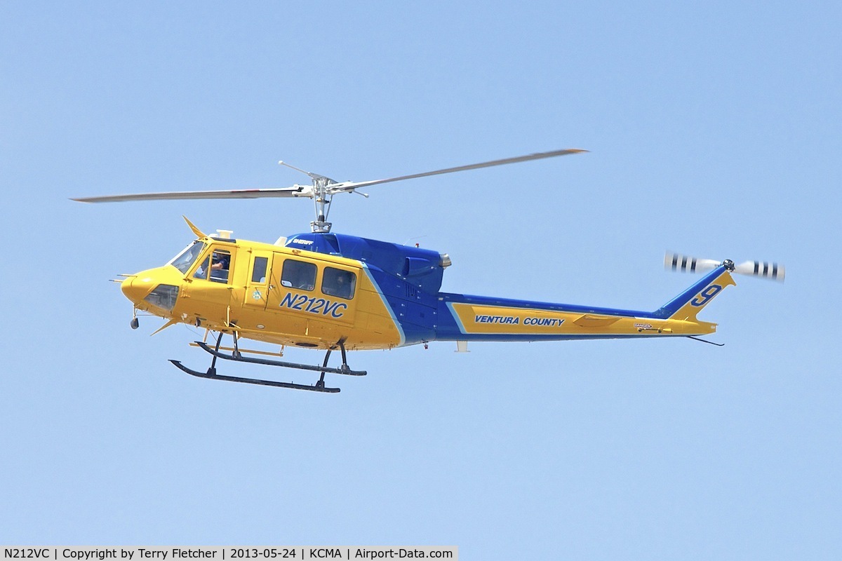 N212VC, 1975 Bell 212 C/N 30693, At Camarillo Airport , California