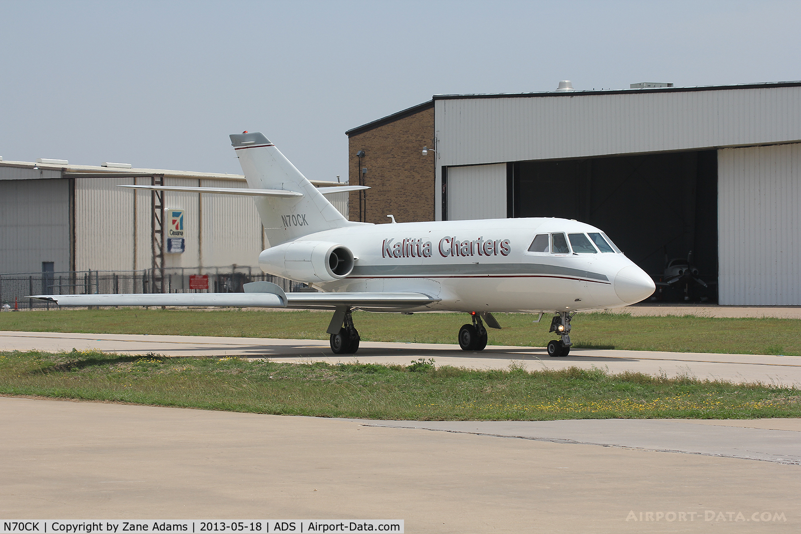 N70CK, 1968 Dassault Falcon (Mystere) 20C C/N 128, Addison Municipal