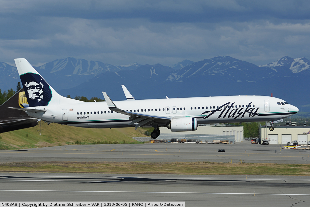N408AS, 2013 Boeing 737-990/ER C/N 41732, Alaska Airlines Boeing 737-900