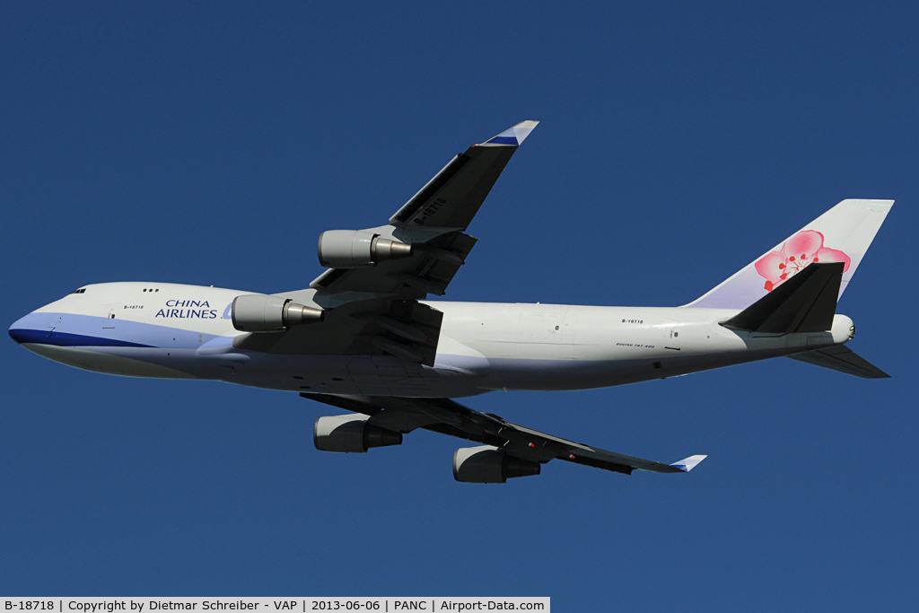 B-18718, Boeing 747-409F/SCD C/N 30770, China Airlines Boeing 747-400