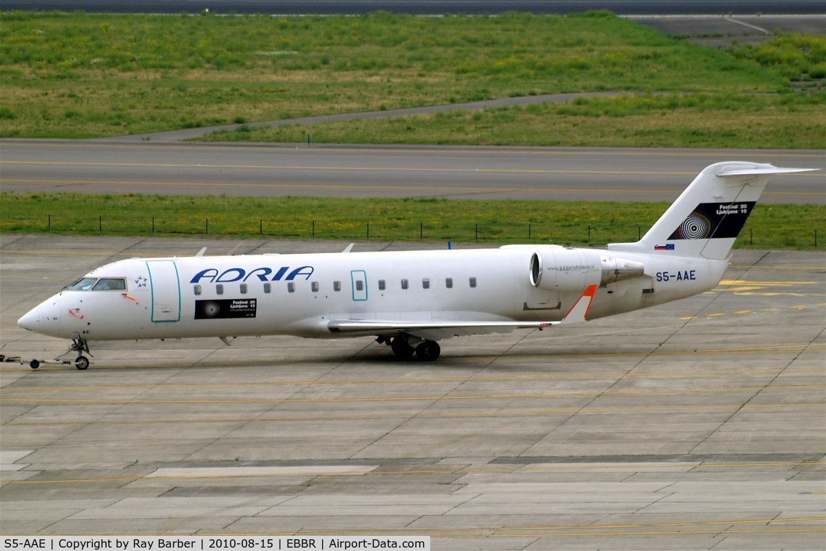 S5-AAE, 1998 Canadair CRJ-200LR (CL-600-2B19) C/N 7170, Canadair CRJ-200LR [7170] (Adria Airways) Brussels~OO 15/08/2010