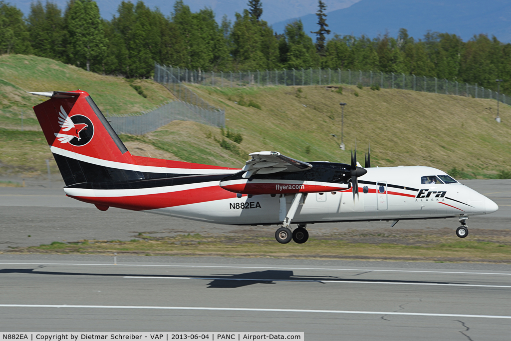 N882EA, 1988 De Havilland Canada DHC-8-103 Dash 8 C/N 098, Era Alaska dash 8-100