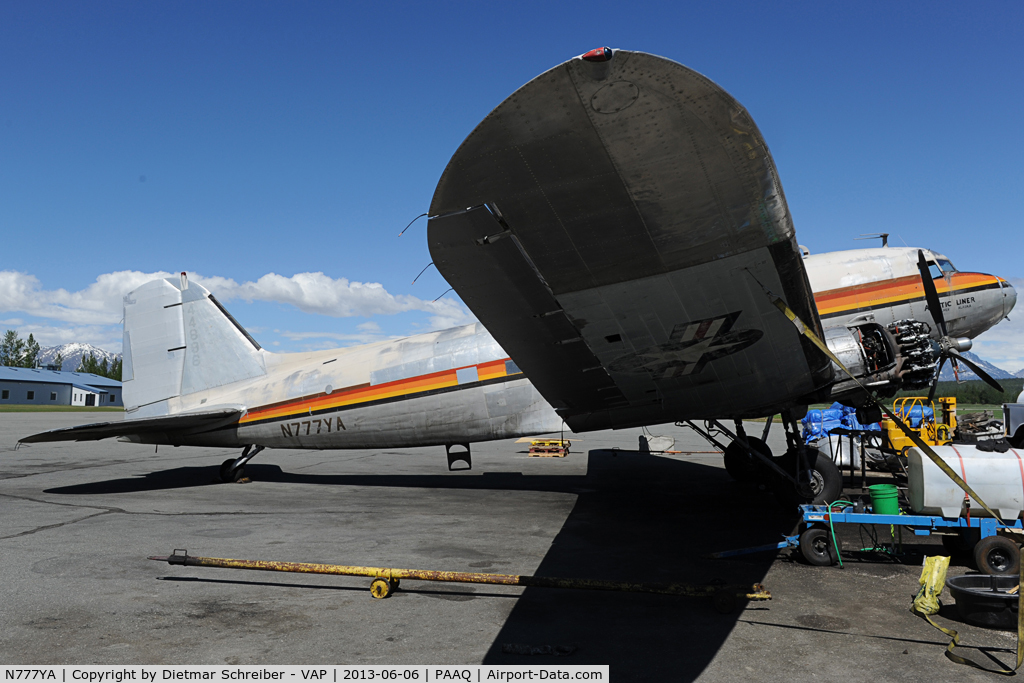 N777YA, 1944 Douglas DC-3C (C47-B-DK/R4D-6) C/N 25634/14189, Bush Air Cargo DC3