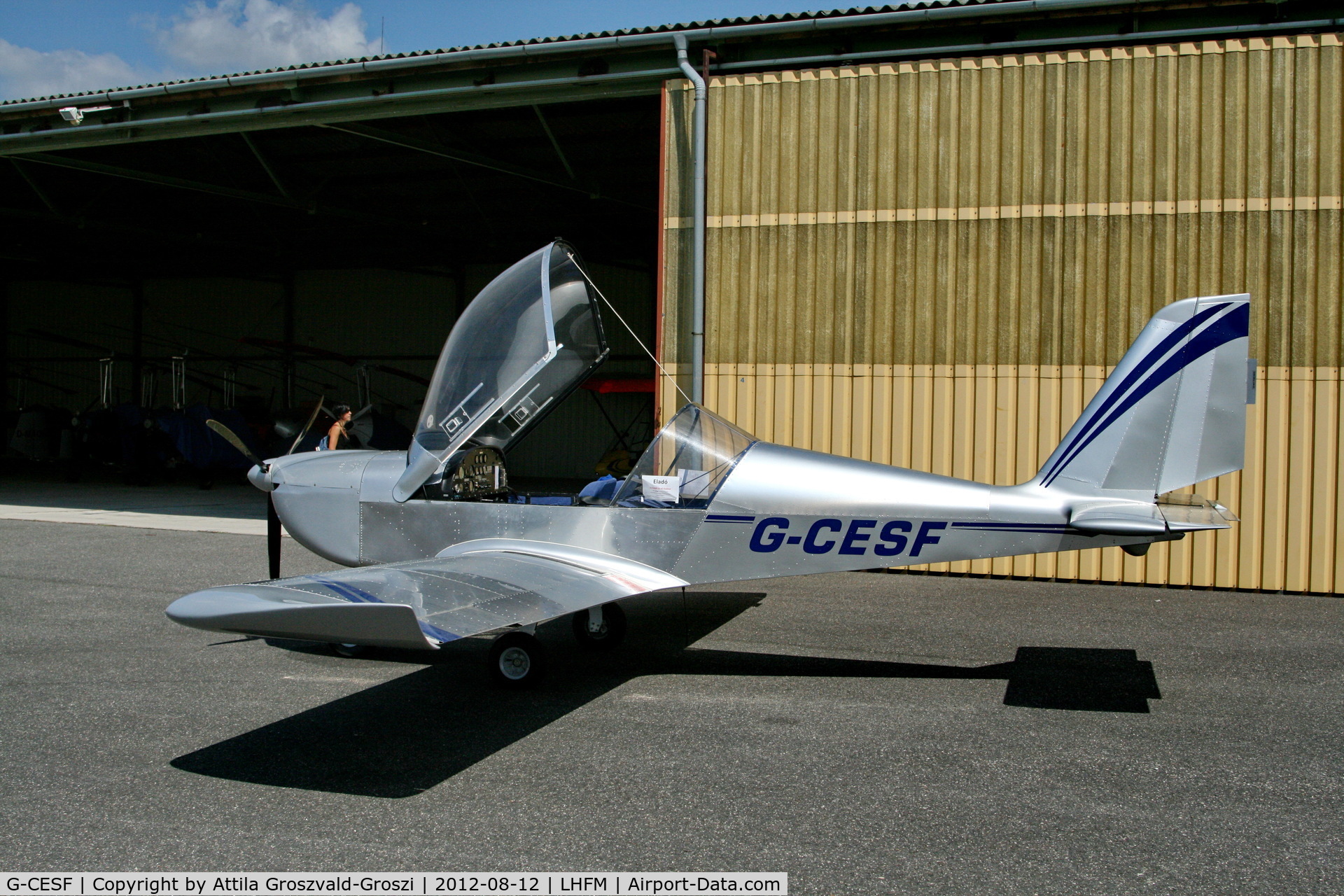 G-CESF, 2007 Aerotechnik EV-97 TeamEurostar UK C/N 3008, Meidl Airport Fertöszentmiklos - Hungary