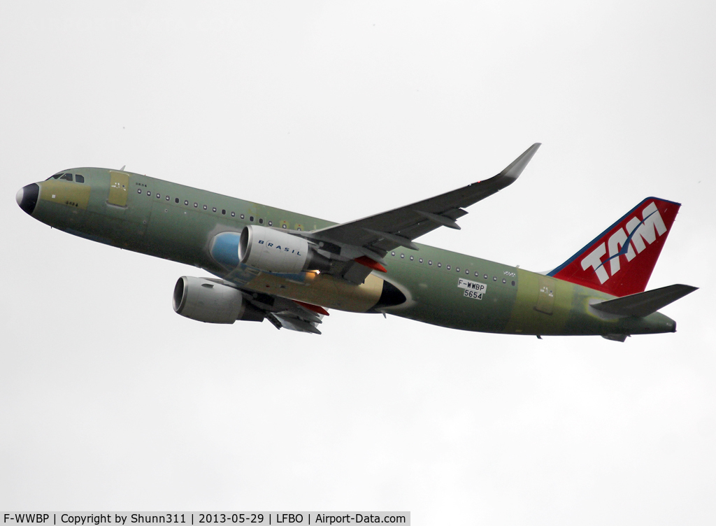 F-WWBP, 2013 Airbus A320-214 C/N 5654, C/n 5654 - For TAM Linhas Aereas