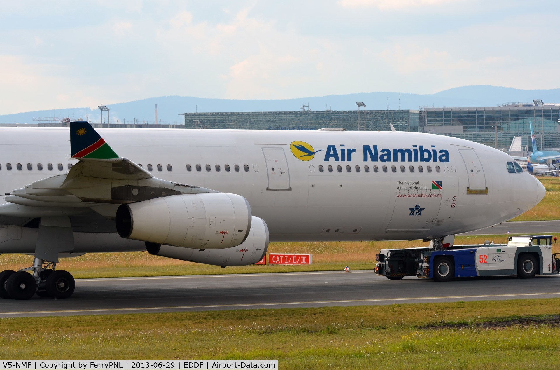 V5-NMF, 1994 Airbus A340-311 C/N 047, Namibia A343 front section