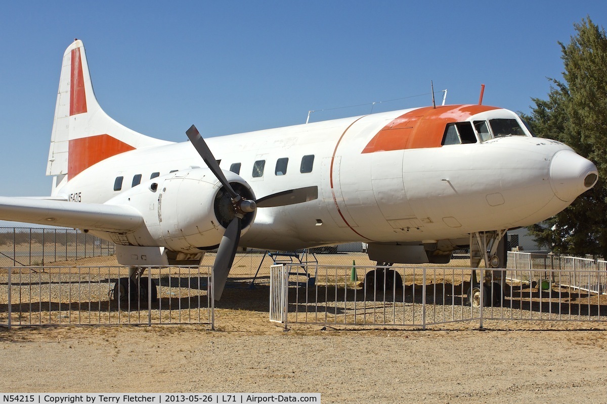 N54215, 1952 Convair HC-131A (C-131A) Samaritan C/N 53-4, Parked at California City Municipal