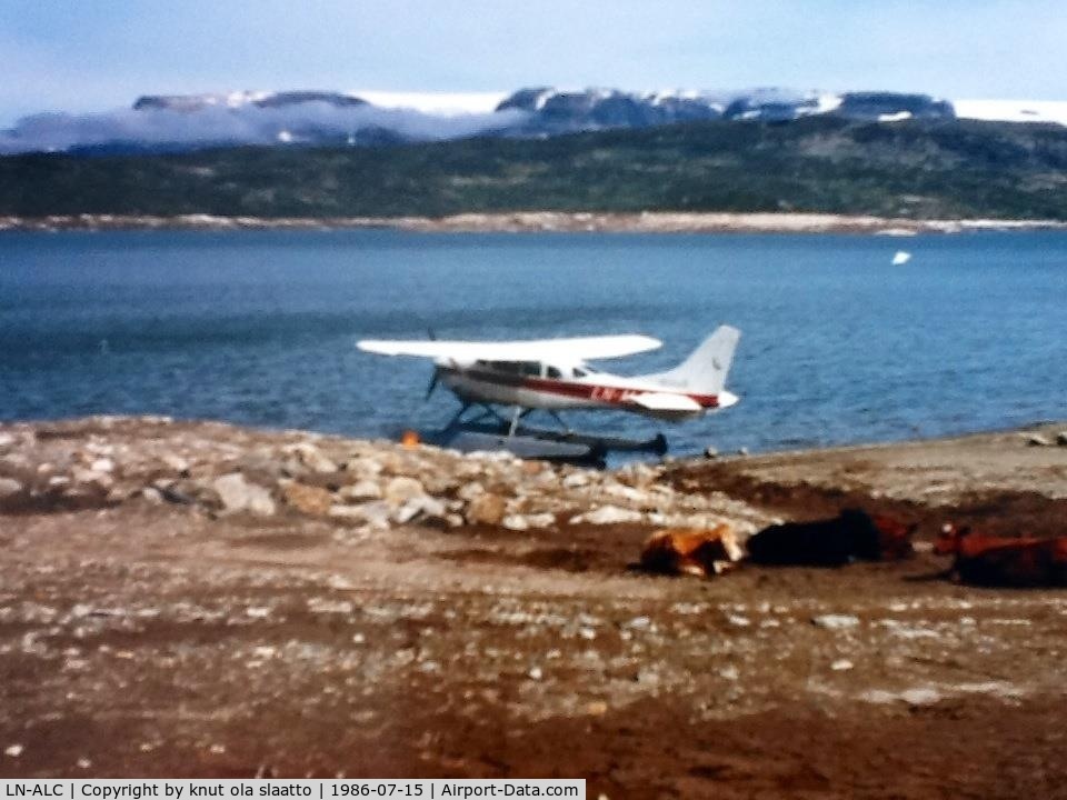 LN-ALC, 1977 Cessna U206G Stationair C/N U206-03657, Sysendammen july, 1986