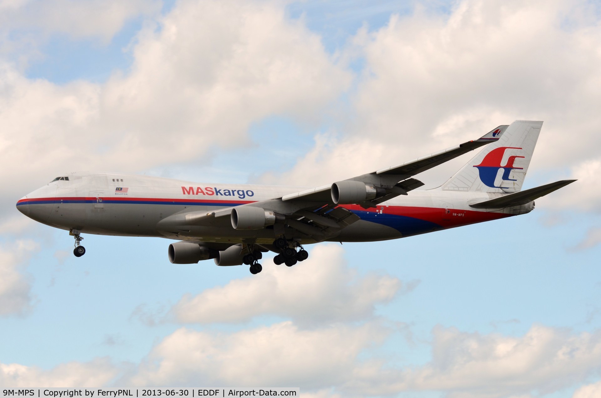 9M-MPS, 2006 Boeing 747-4H6F C/N 29902, MAS Kargo B744F
