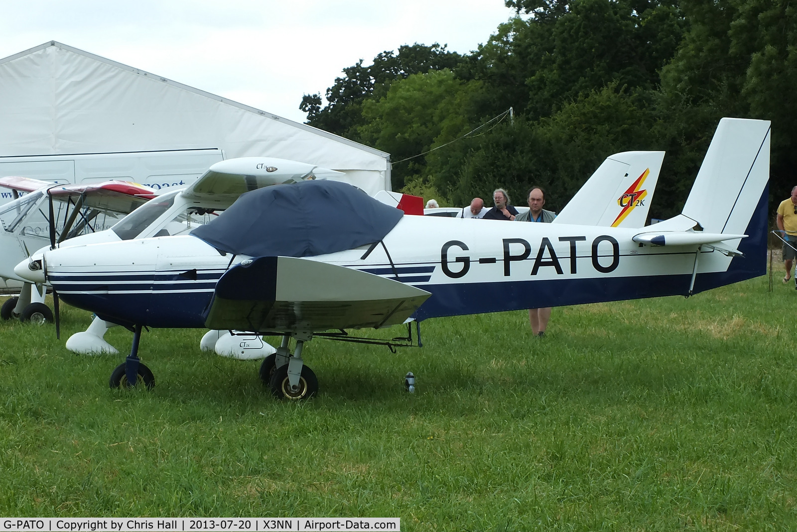 G-PATO, 2004 Zenair CH-601UL Zodiac C/N PFA 162A-14328, at the Stoke Golding stakeout 2013