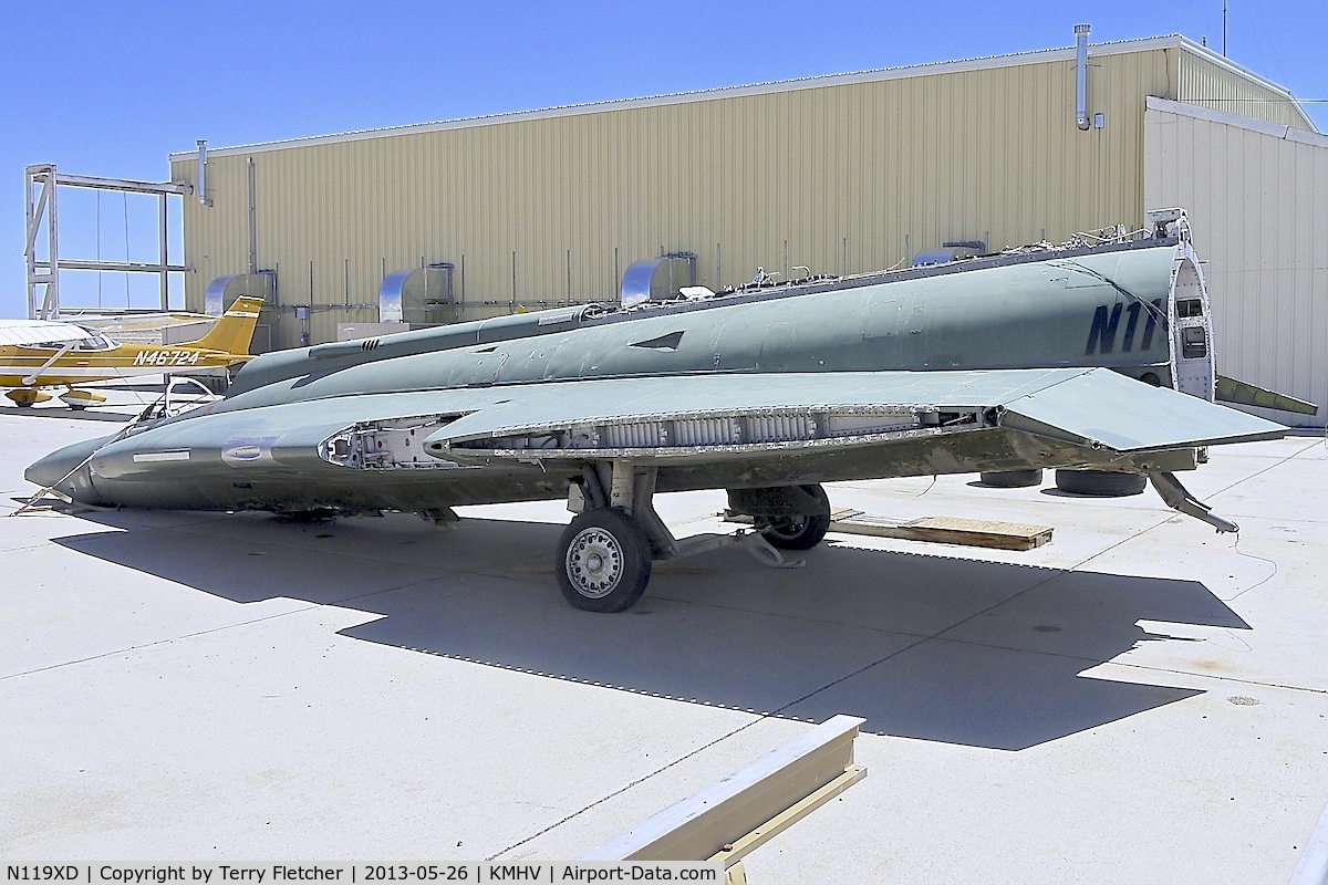 N119XD, 1972 Saab RF-35 Draken C/N 35-1119, stored at Mojave , California