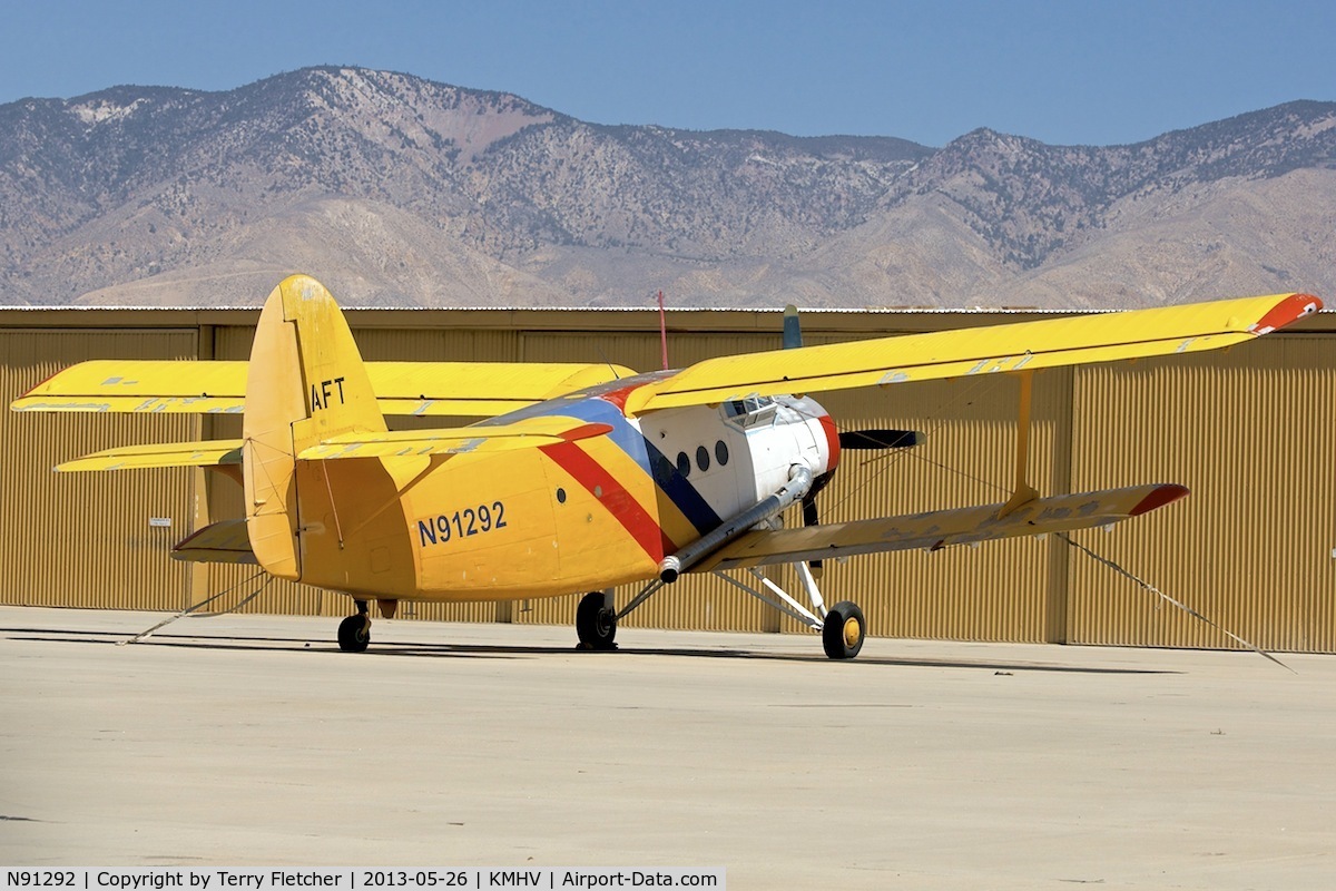 N91292, PZL-Mielec AN-2 C/N 1G17816, at Mojave , California