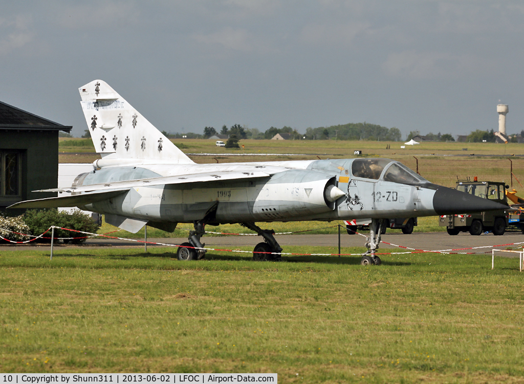 10, Dassault Mirage F.1C C/N 10, Preserved inside Chateaudun AFB since June 1995 and in special c/s