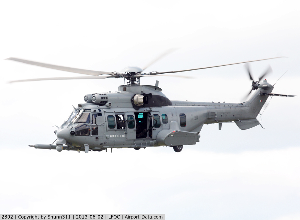2802, 2012 Eurocopter EC-725R2 Caracal C/N 2802, Used as a demo during LFOC Open Day 2013...