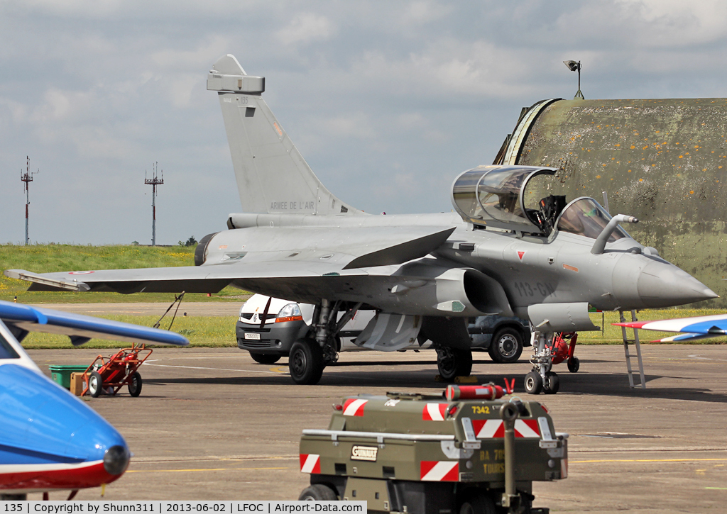 135, Dassault Rafale C C/N 135, Used as a spare during LFOC Open Day 2013...