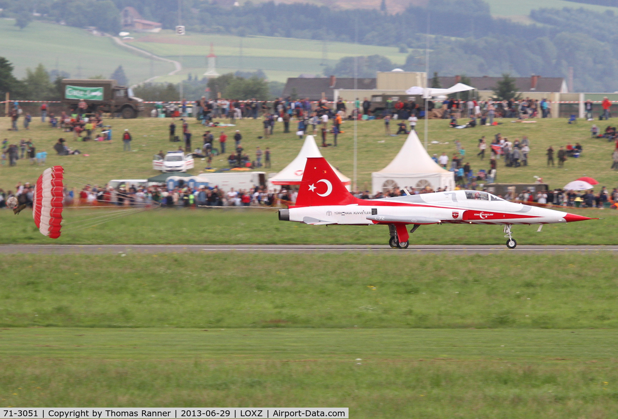 71-3051, 1971 Canadair NF-5A Freedom Fighter C/N 3051, Turkish Stars