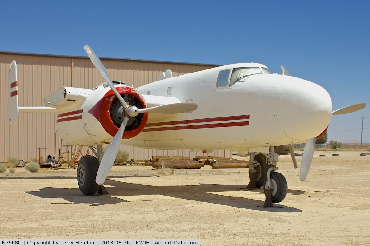 N3968C, 1942 North American B-25C Mitchell C/N 82-5886, At Milestones of Flight Museum at Lancaster CA