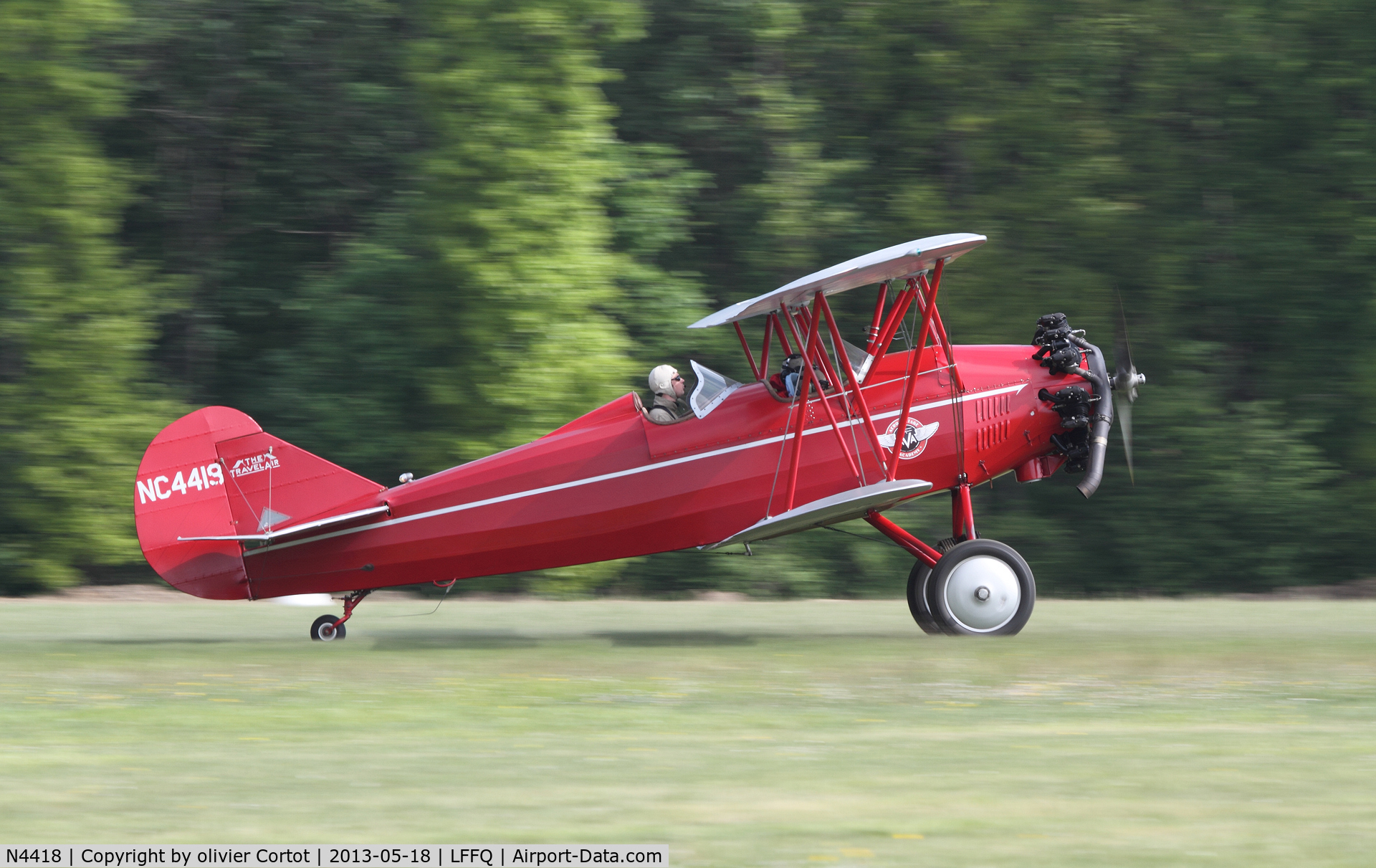 N4418, 1928 Curtiss-Wright Travel Air 4000 C/N 378, Ferté Alais airshow 2013