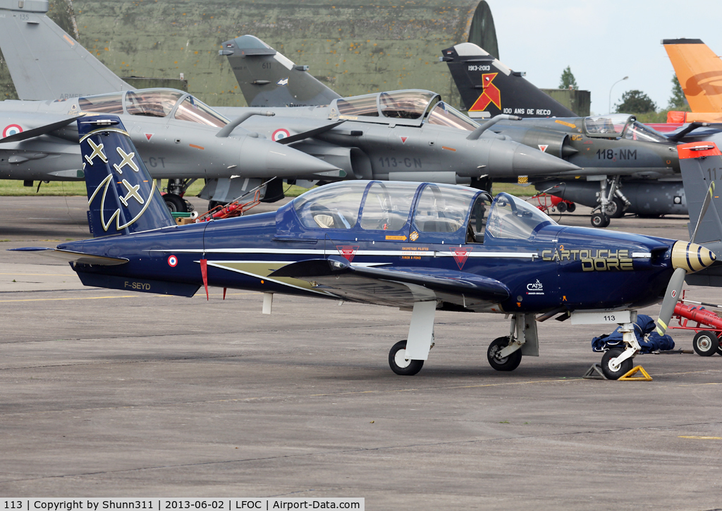 113, Socata TB-30 Epsilon C/N 113, Used as a demo for Cartouche Dorée Patrol during LFOC Open Day 2013... New c/s
