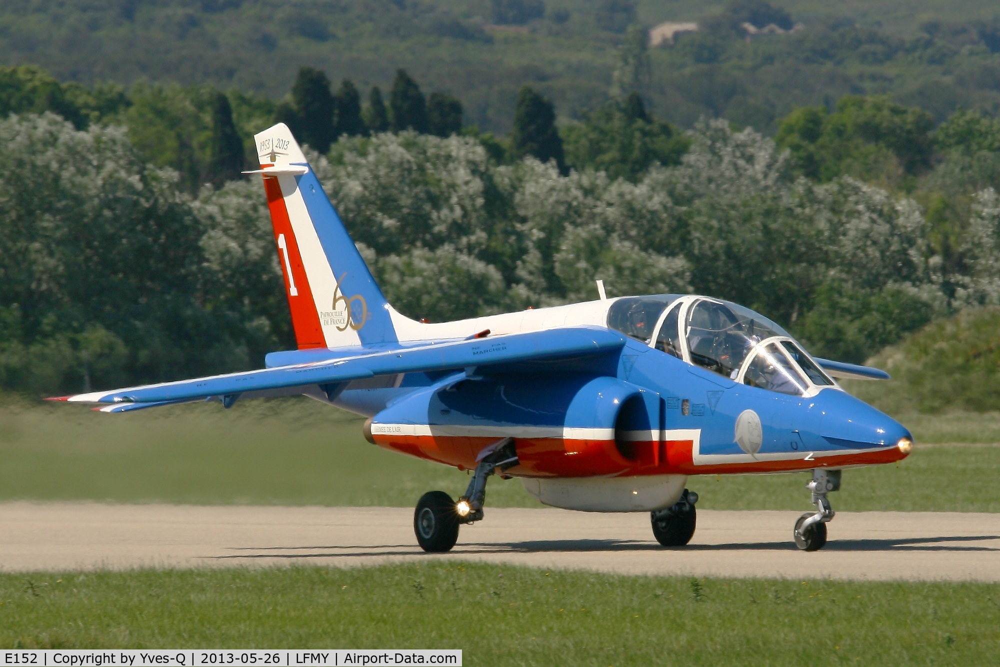 E152, Dassault-Dornier Alpha Jet E C/N E152, Dassault-Dornier Alpha Jet E, Patrouille de France, Salon De Provence Air Base 701 (LFMY)