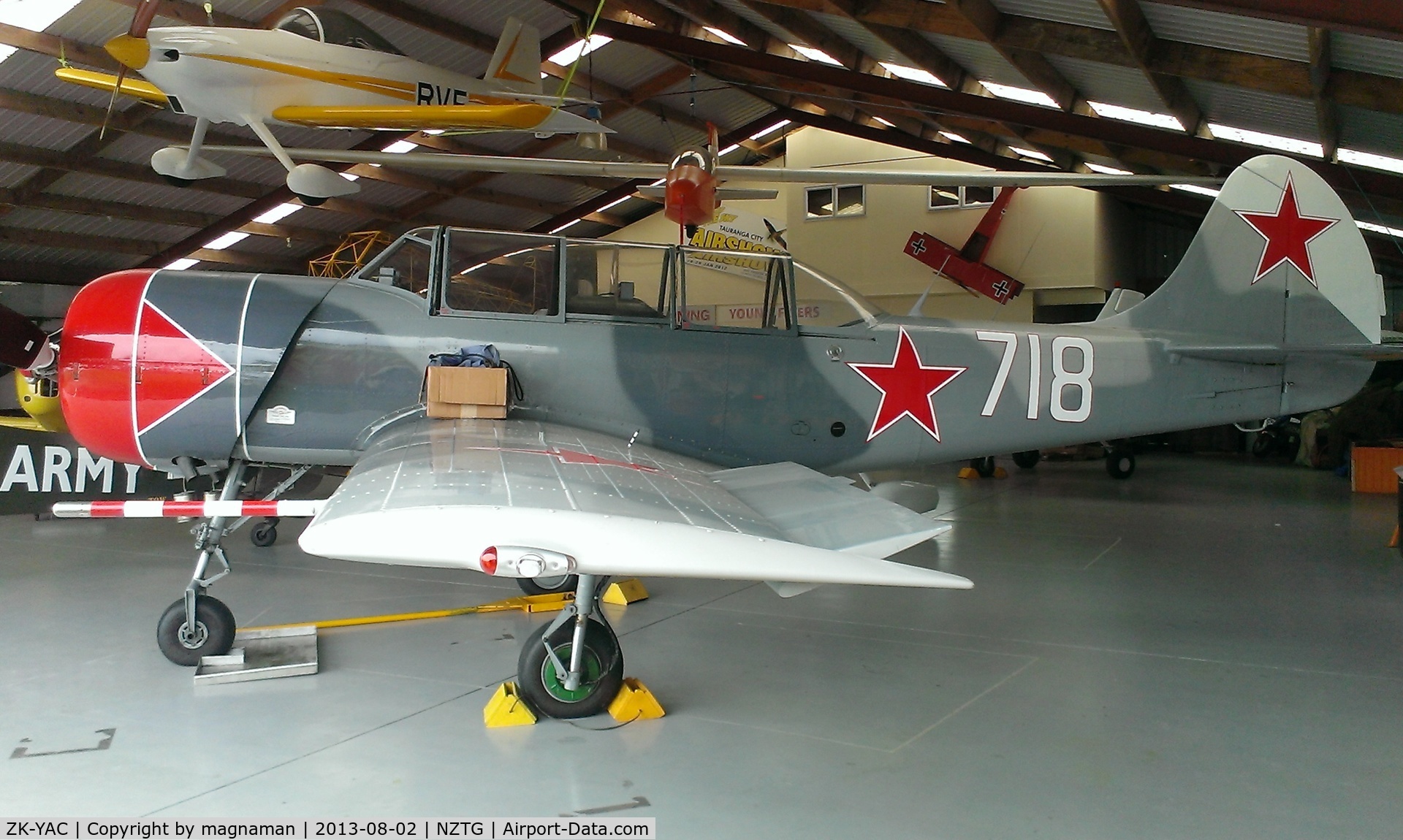 ZK-YAC, Yakovlev Yak-52 C/N 822108, Nice little rusky
