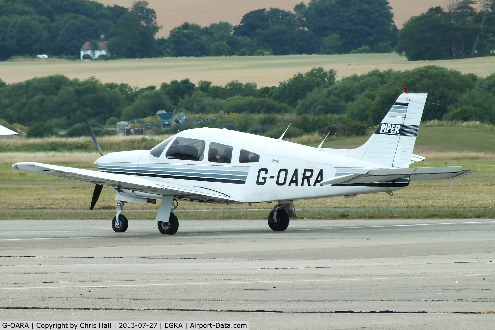 G-OARA, 1988 Piper PA-28R-201 Cherokee Arrow III C/N 2837002, Obmit Ltd