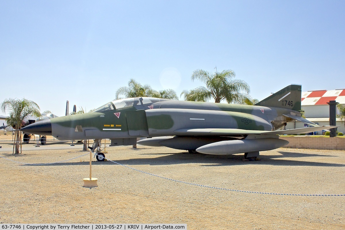 63-7746, 1963 McDonnell RF-4C Phantom II C/N 509, At March AFB Museum , California