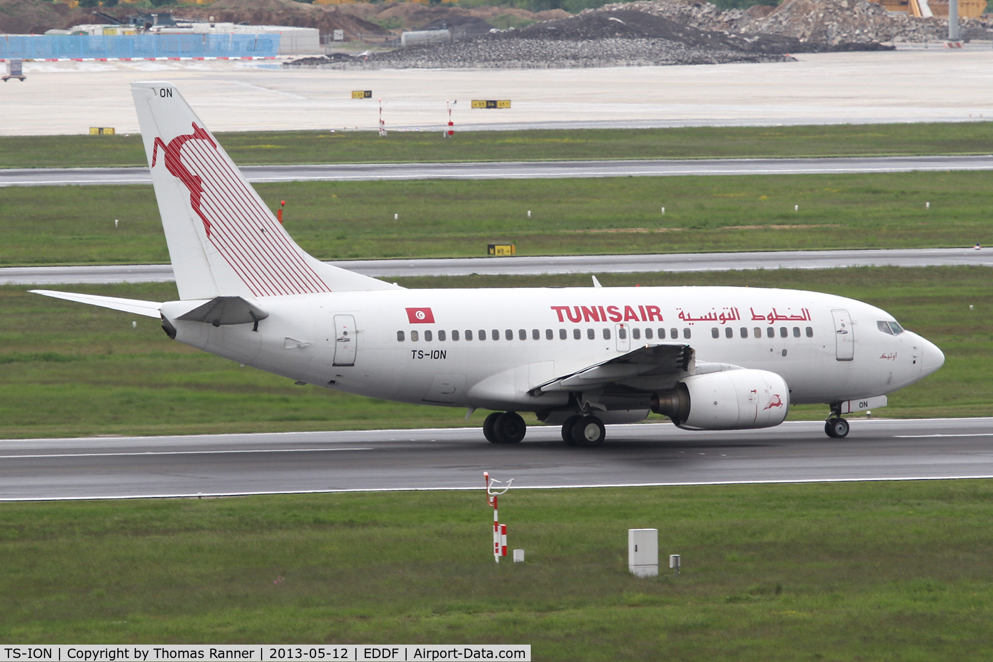TS-ION, 2000 Boeing 737-6H3 C/N 29499, Tunisair B737