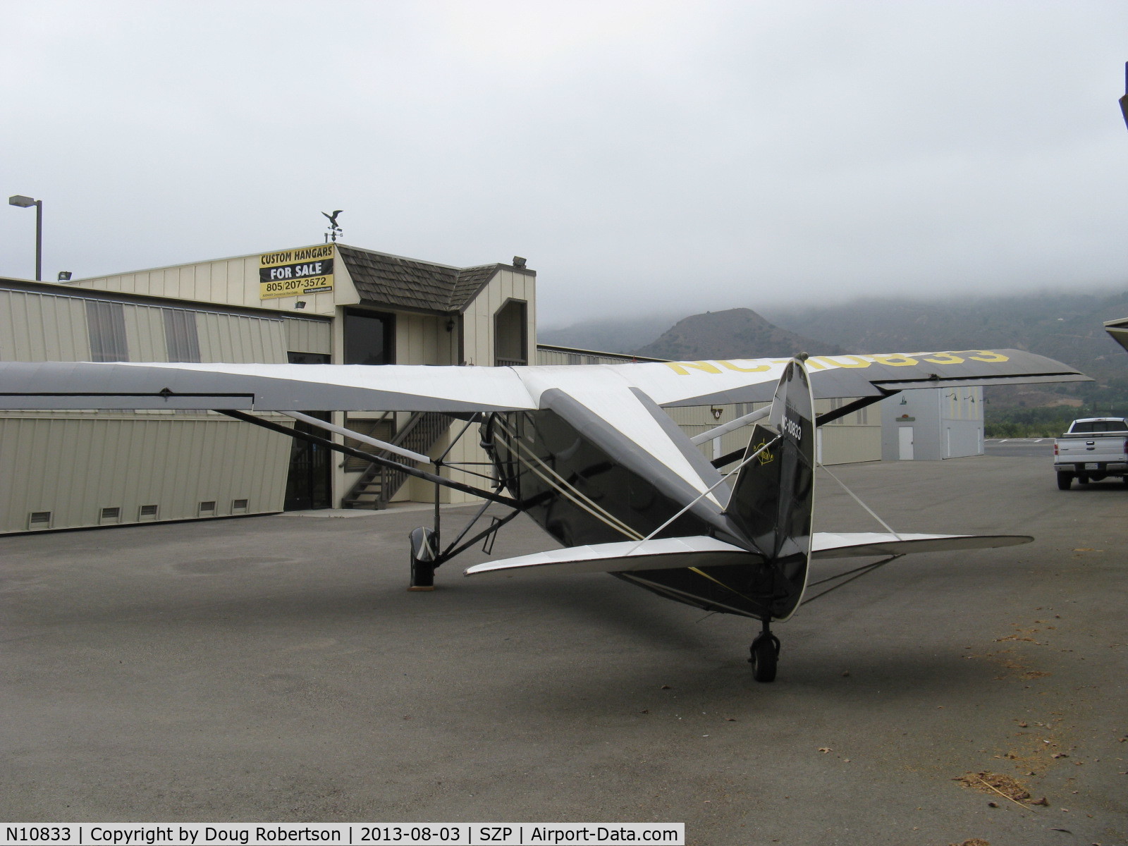 N10833, 1931 Stinson JR. S C/N 8027, 1931 Stinson JUNIOR S, Lycoming R680E 9 cylinder 215 Hp radial, of Aviation Museum of Santa Paula, on museum ramp