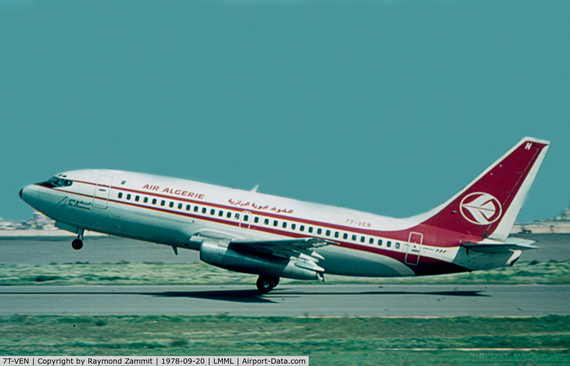7T-VEN, 1976 Boeing 737-2D6 C/N 21211/454, B737-200 7T-VEN Air Algerie