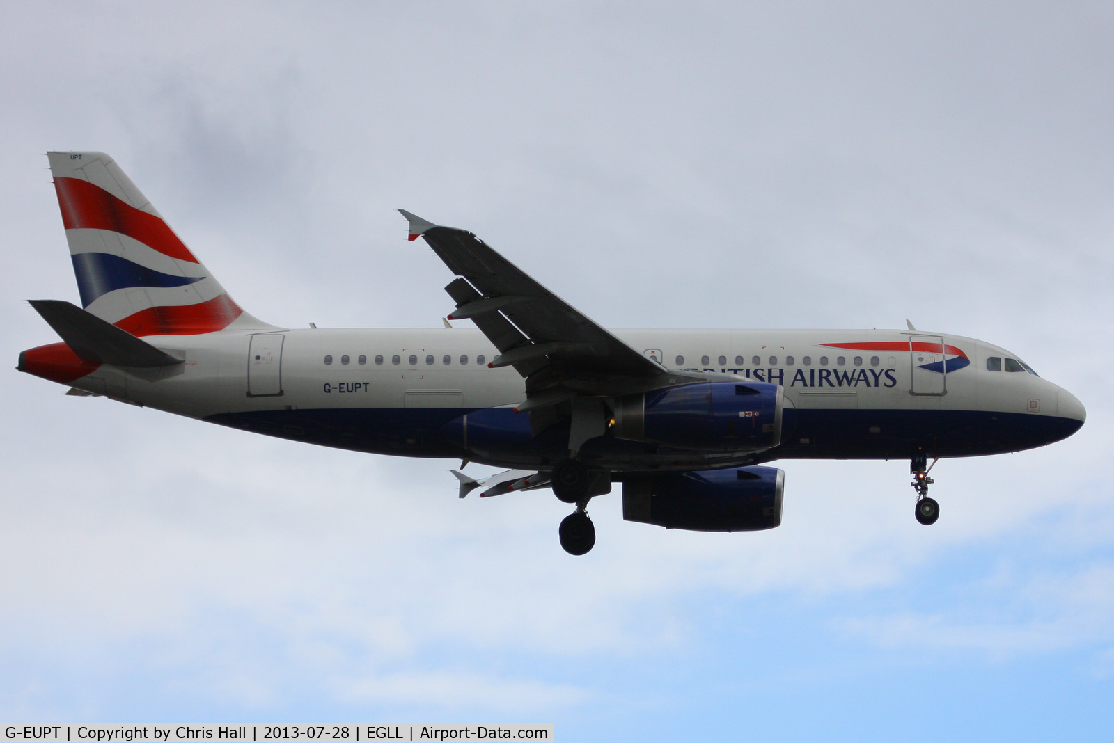 G-EUPT, 2000 Airbus A319-131 C/N 1380, British Airways