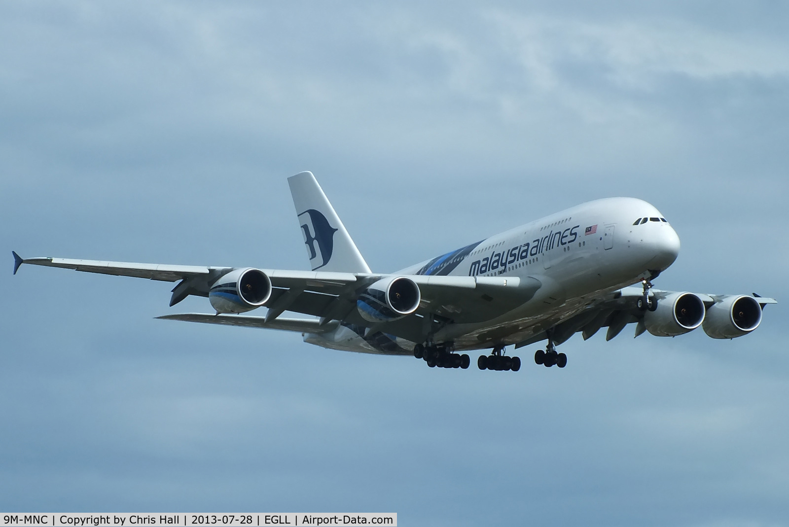 9M-MNC, 2011 Airbus A380-841 C/N 084, Malaysia Airlines