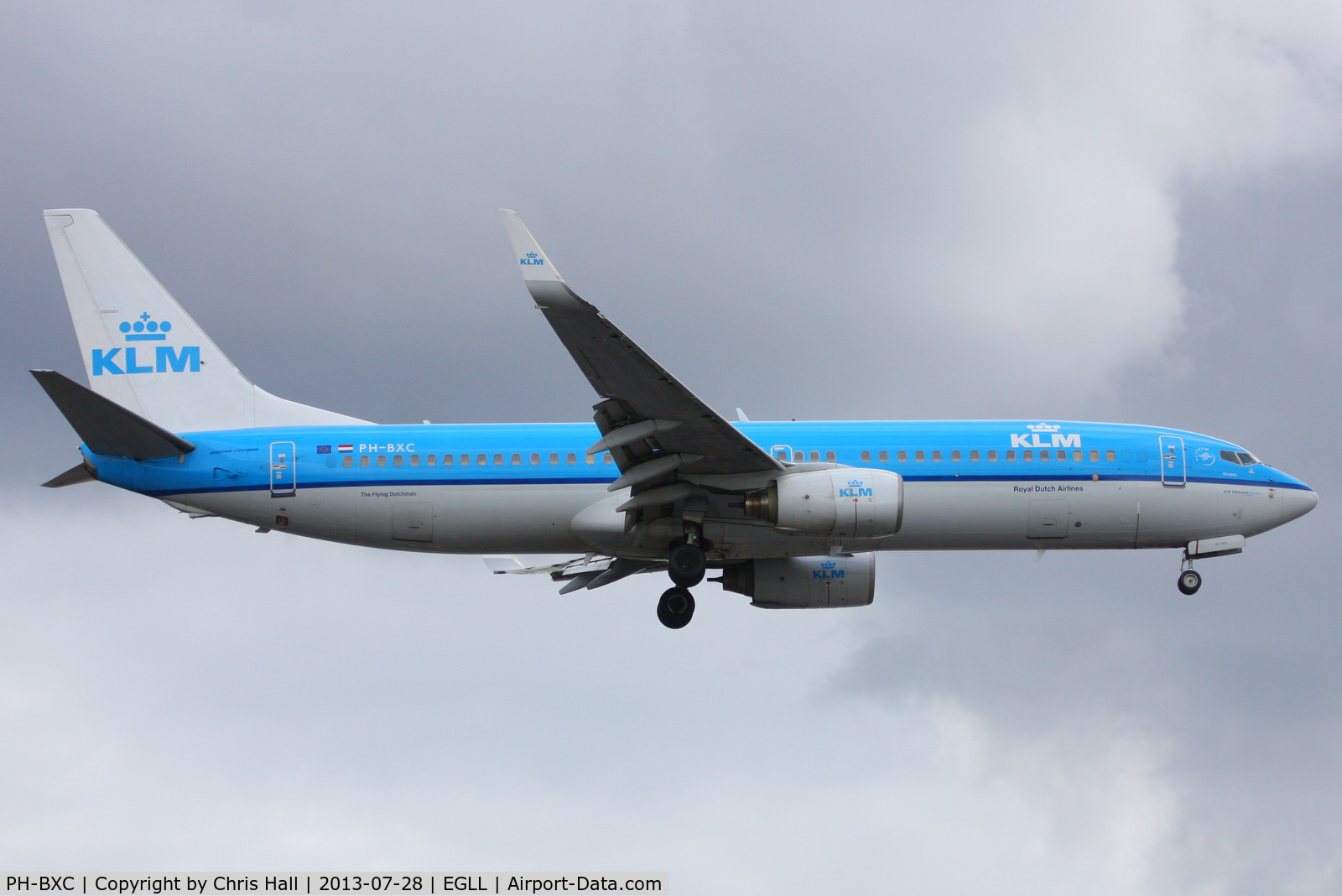 PH-BXC, 1999 Boeing 737-8K2 C/N 29133, KLM Royal Dutch Airlines