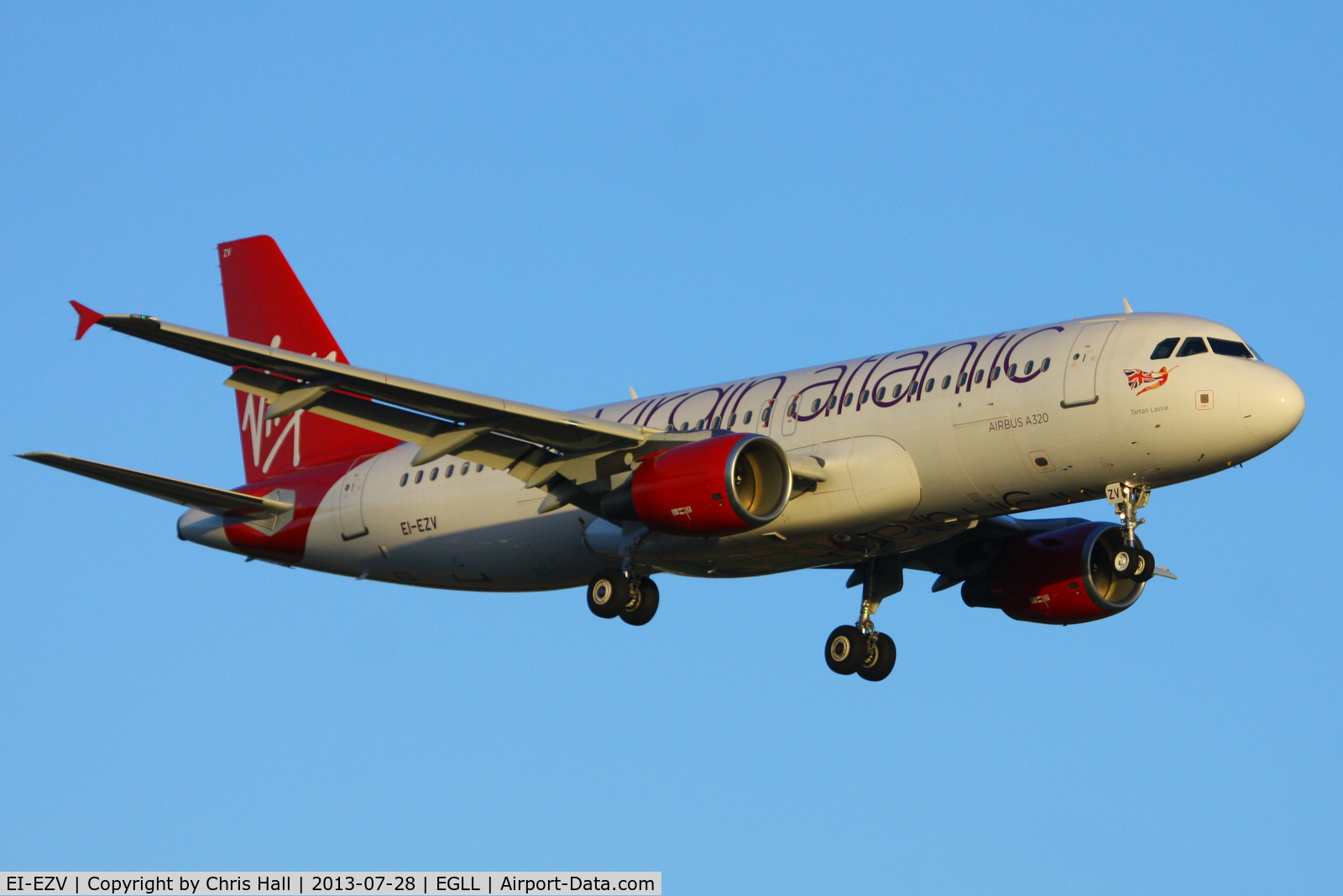 EI-EZV, 2003 Airbus A320-214 C/N 2001, Virgin Atlantic