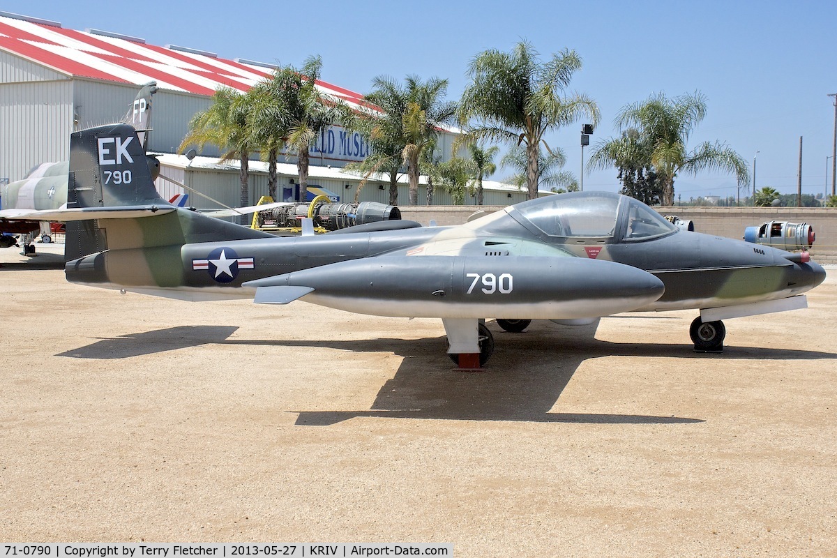 71-0790, 1971 Cessna A-37E C/N 43328, At March Field Air Museum , Riverside , California