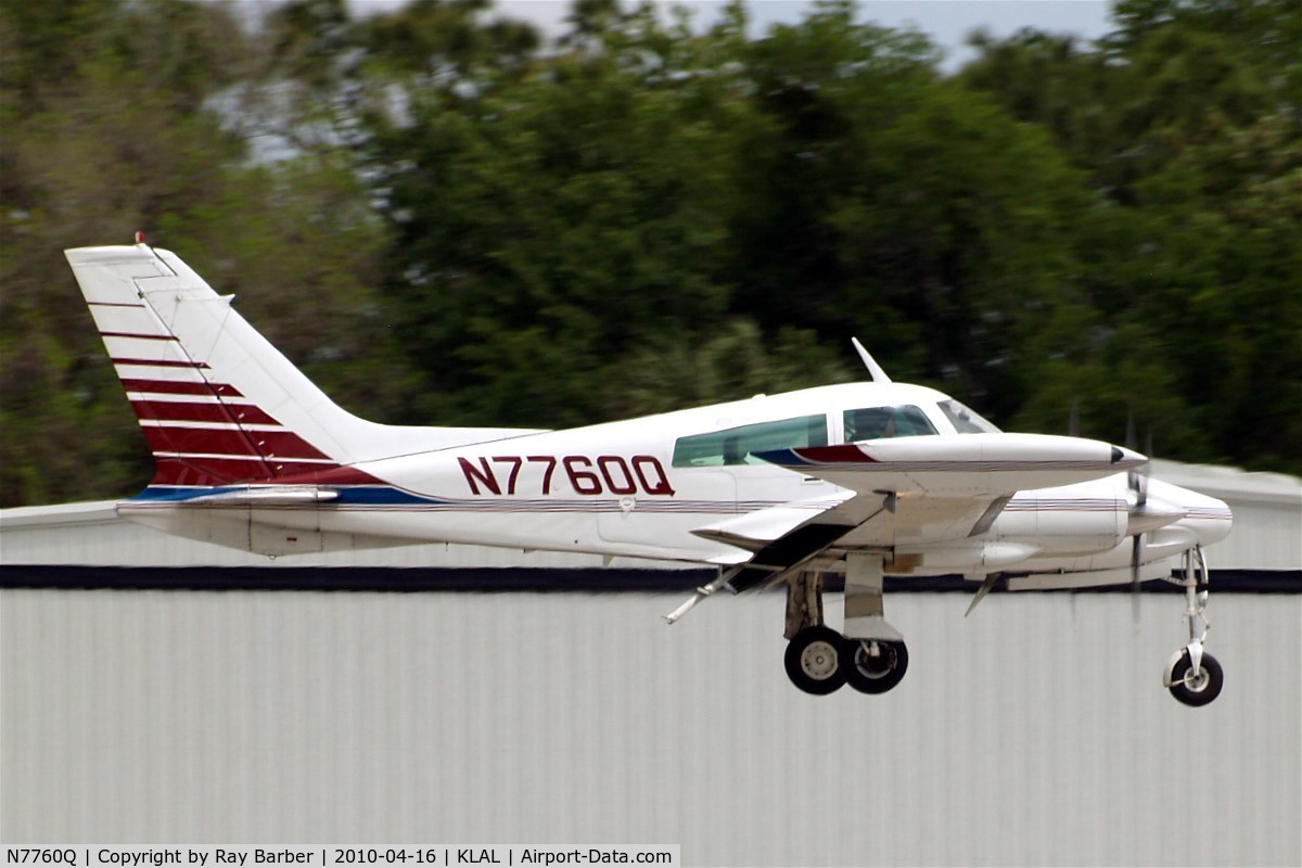 N7760Q, 1971 Cessna 310Q C/N 310Q0260, Cessna 310Q [310Q-0260] Lakeland-Linder~N 16/04/2010