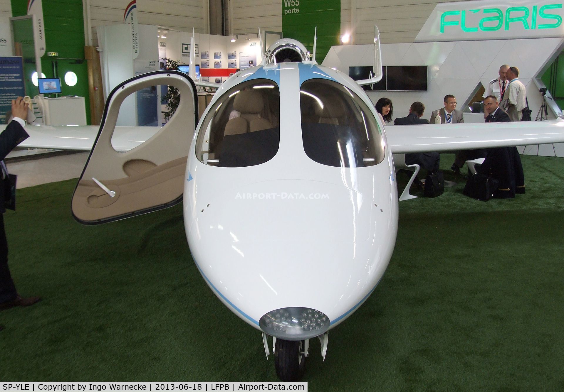 SP-YLE, 2013 Flaris LAR-1 C/N 01, Flaris LAR-1 (first flight planned for end of 2013) at the Aerosalon 2013, Paris