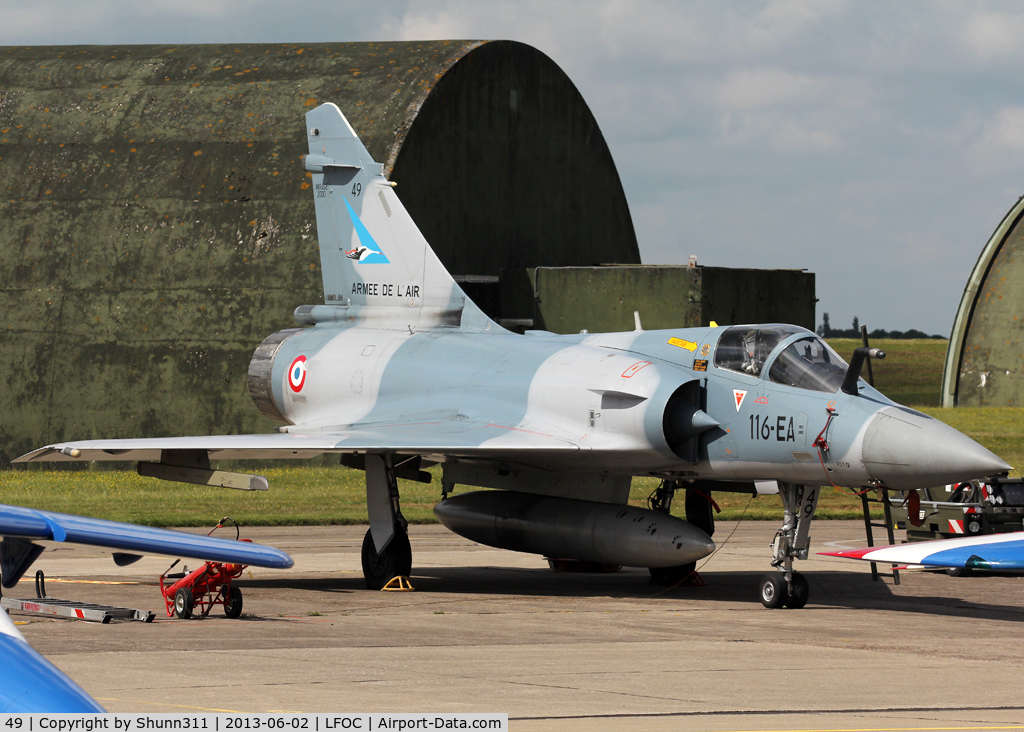 49, Dassault Mirage 2000-5F C/N 225, Used as a demo during LFOC Open Day 2013...