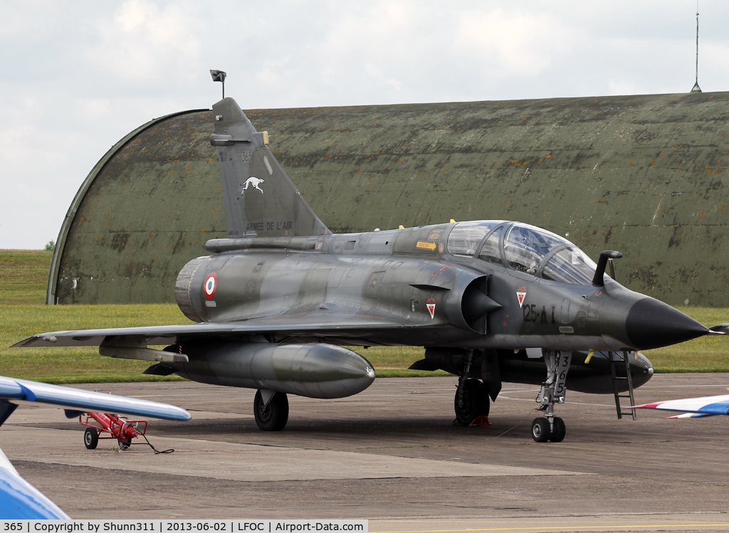 365, Dassault Mirage 2000N C/N 357, Used as a demo during LFOC Open Day 2013 for Ramex Delta...