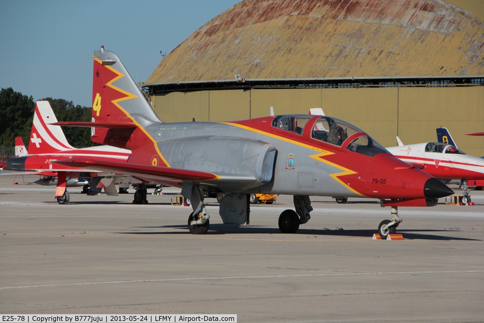 E25-78, CASA C-101EB Aviojet C/N EB01-78-086, at Salon de Provence