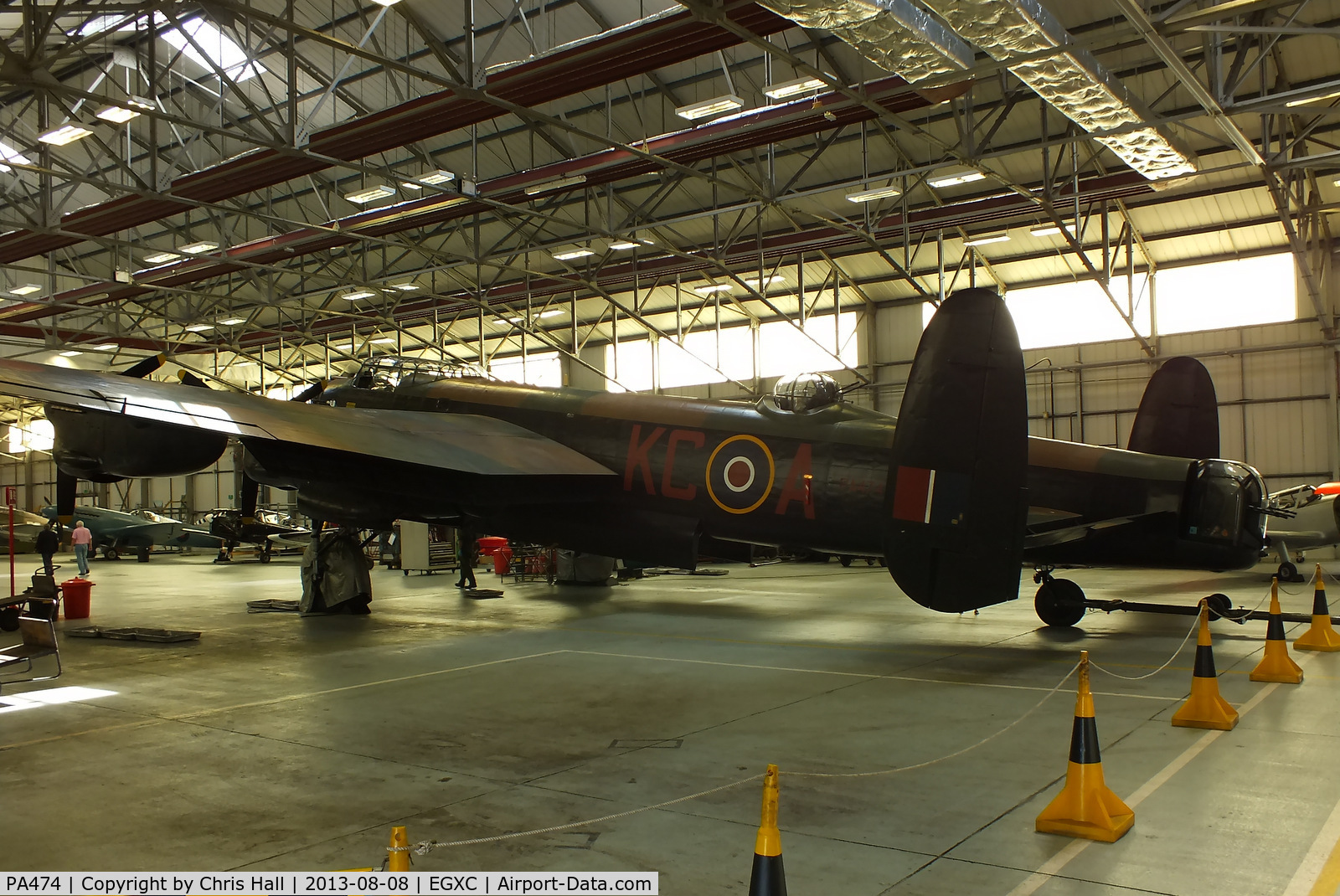 PA474, 1945 Avro 683 Lancaster B1 C/N VACH0052/D2973, PA474 rolled off the production line at the Vickers Armstrong Broughton factory at Hawarden Airfield, Chester on 31 May 1945, just after the war in Europe came to an end.