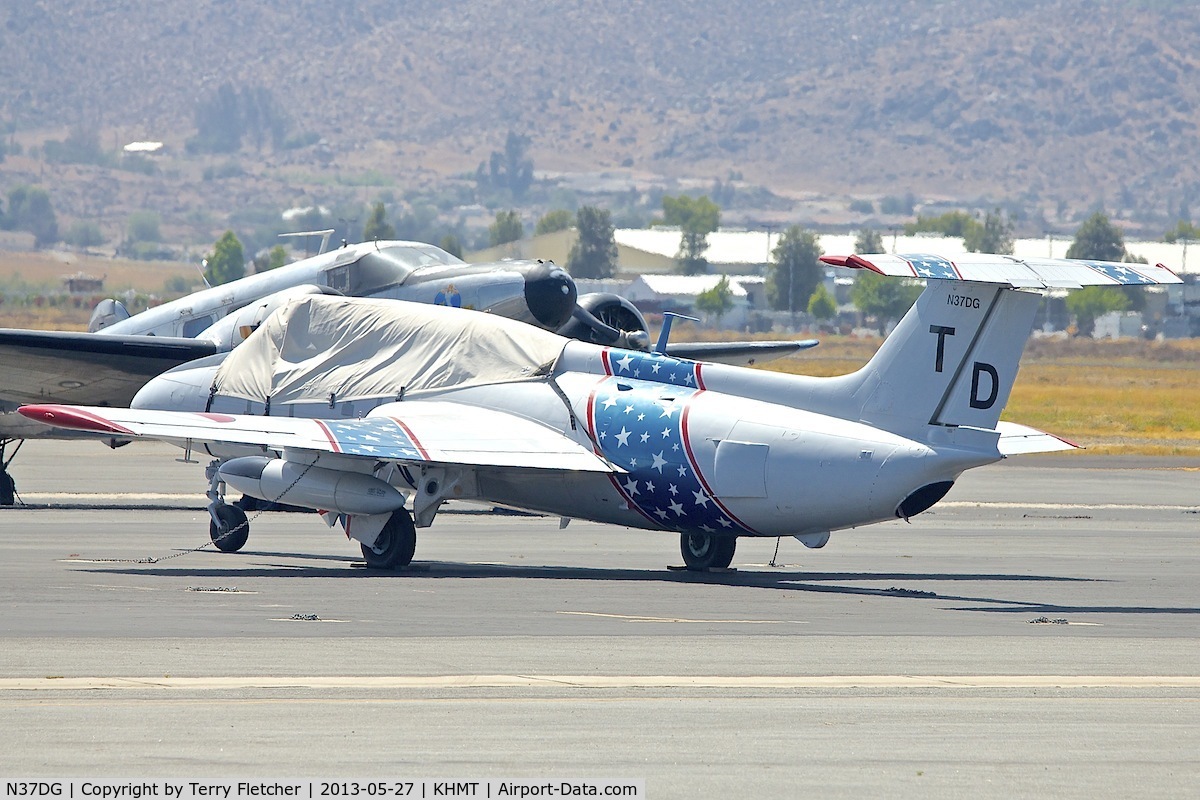 N37DG, 1965 Aero L-29 Delfin C/N 591326, At Hemet - Ryan Field , California