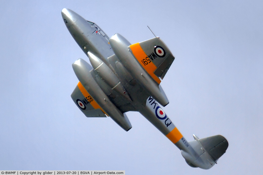 G-BWMF, 1949 Gloster Meteor T.7 C/N G5/356460, A blast from the past!!