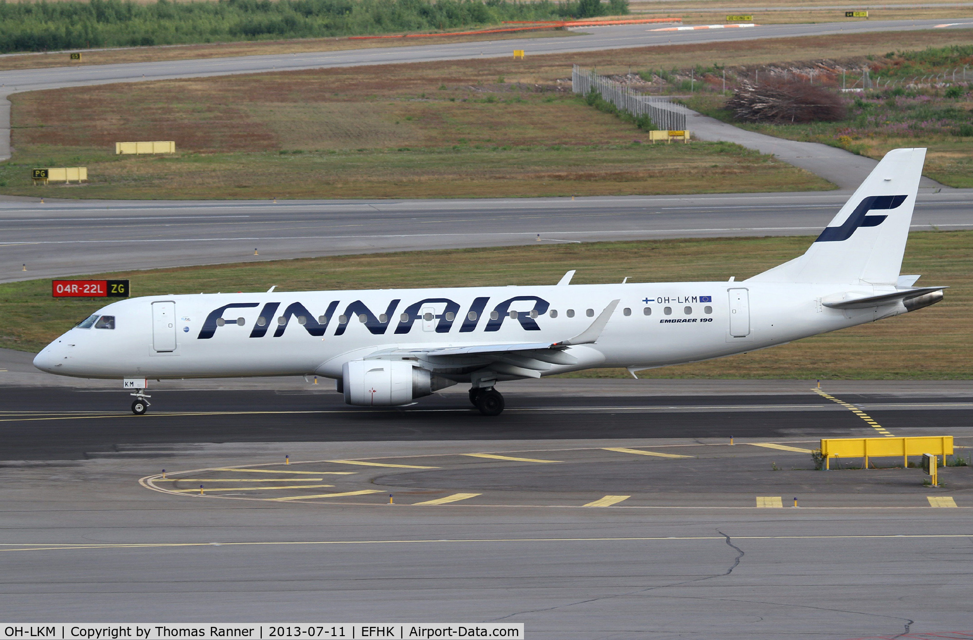 OH-LKM, 2008 Embraer 190LR (ERJ-190-100LR) C/N 19000160, Finnair Emb190