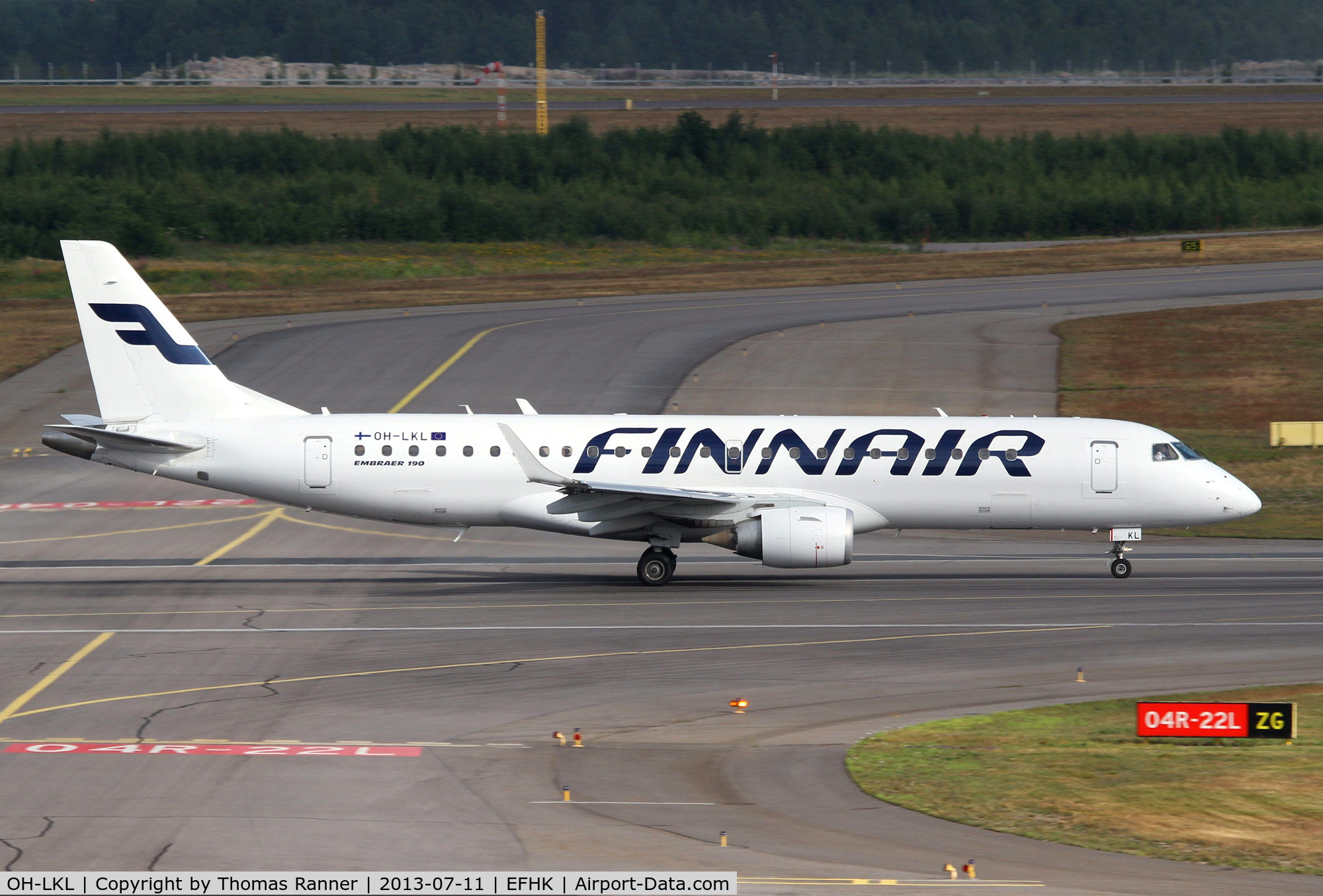 OH-LKL, 2007 Embraer 190LR (ERJ-190-100LR) C/N 19000153, Finnair Emb190