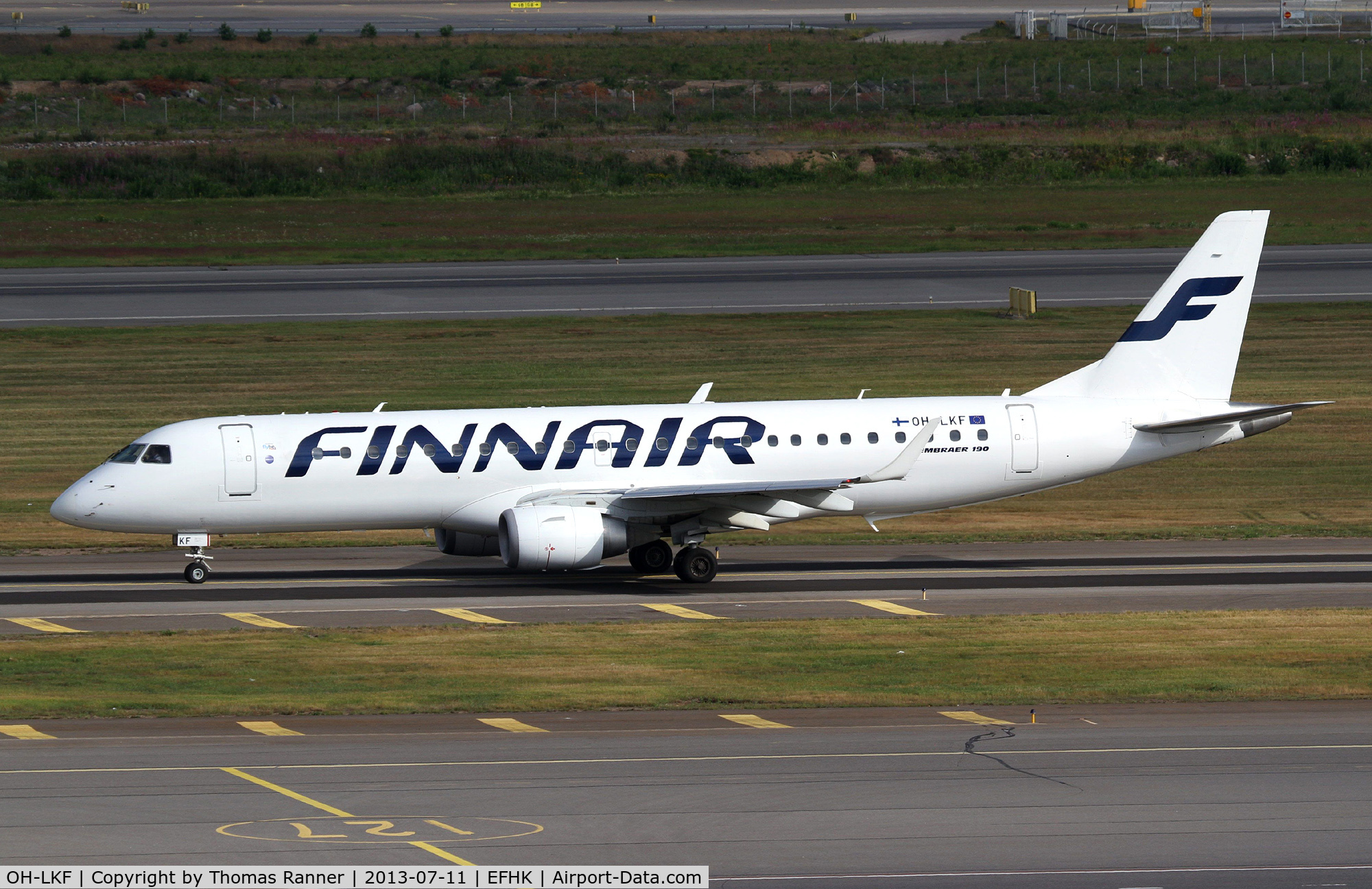 OH-LKF, 2007 Embraer 190LR (ERJ-190-100LR) C/N 19000066, Finnair Emb190